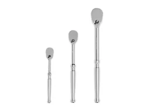 TEKTON 1/4, 3/8, 1/2 Inch Drive Ratchet Set (3-Piece) | SRH91001 Standard - Picture 1 of 7