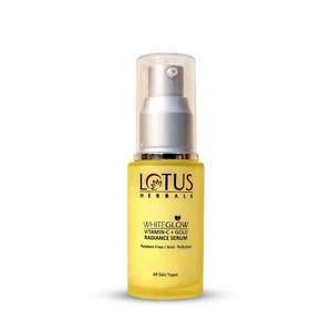Lotus Herbals Whiteglow Vitamin C And Gold Radiance Face Serum, 30ml, Yellow - Picture 1 of 7