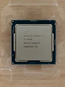 Intel Core i7 9700 CPU 3.0GHz (Turbo 4.7GHz) socket LGA 1151 - Picture 1 of 5