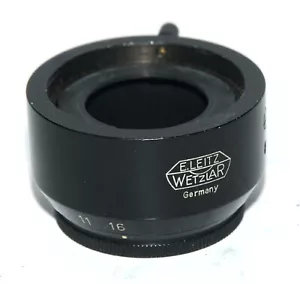 Leica VALOO Lackierhaube schwarz für Elmar 5cm / Blendensteuerung - Bild 1 von 4