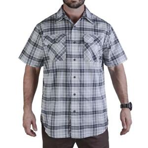Vertx Guardian F1 VTX1430 Short Sleeve Shirt ***NEW*** Size Large Steel Plaid