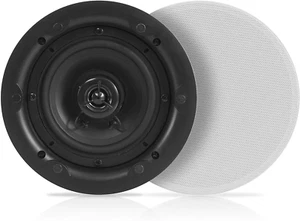 6.5” Ceiling Wall Dual Speakers - 2-Way Full Range Stereo Sound (Pair) Universal - Picture 1 of 7