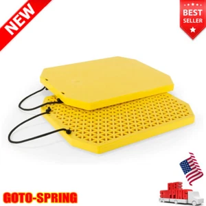 RV Jack Pad Stabilizer Rope Handle Heavy-Duty Anti-sinking MAT Trailer Portable - Foto 1 di 9