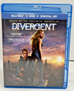 Divergent (Blu-ray, 2014) DVD+ Digital HD, Bonus Features, Sci-Fi, Action Movie - Picture 1 of 7