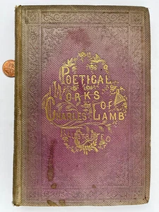 1865 Poetical Works of Charles Lamb Illustrated Victorian Poetry +Engravings - Picture 1 of 12