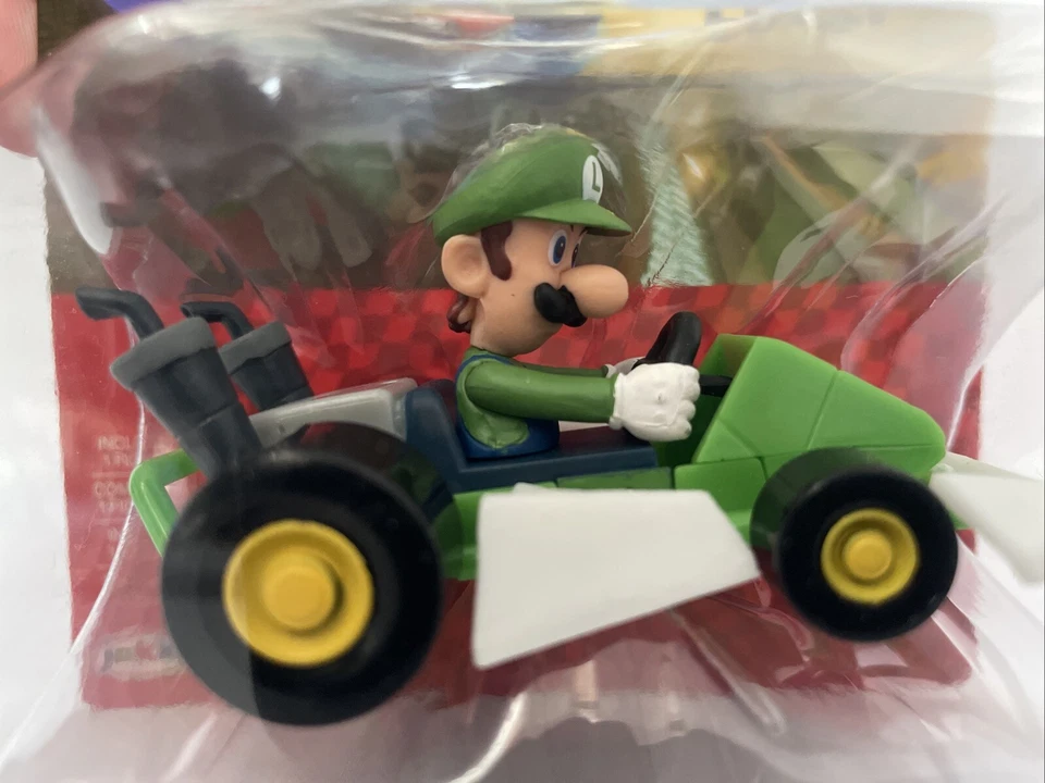 World of Nintendo Super Mario Kart 8 Luigi Jakks Pacific Figure