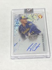 2022 Topps Pristine (Encased Auto) Freddy Peralta Auto #PA-FP Brewers