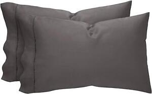 NEW Rivet 2-pc 400TC Cotton Tencel Pillowcases Standard, Magnet
