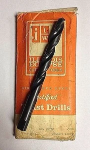 ONE NEW ITW DRILL BIT 1/2" X 6" No.70732 Dia.5000"  TANGED 6" JOBBERS LENGTH - Picture 1 of 2