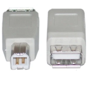 10 PACK - USB A to B Adapter, Type A Female to Type B Male 10 pieces 30U1-03300 - Picture 1 of 1