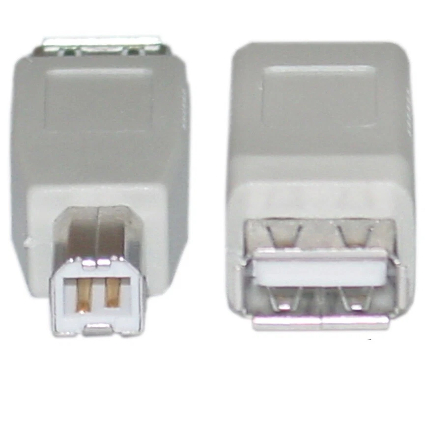 10 PACK - USB A to B Adapter, Type A Female to Type B Male  10 pieces 30U1-03300 - Image 1 of 1