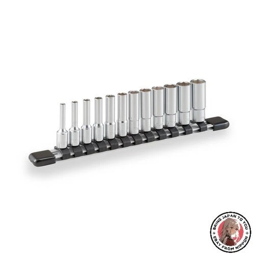 NEW TONE HSL212 12 Piece 1/4 Drive 6 Point Metric Deep Socket S - Image 1 of 1