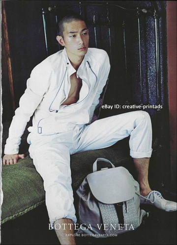 BOTTEGA VENETA Abbigliamento Uomo 1 PAGINA STAMPA ANNUNCIO PRIMAVERA 2015 CANTATO JIN PARK