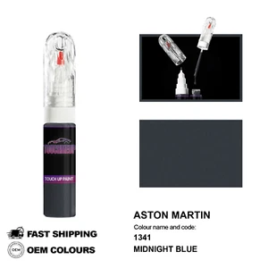 FOR ASTON MARTIN MIDNIGHT BLUE 1341 Touch Up Paint Pen Brush Fix Kit Scratch - Picture 1 of 8