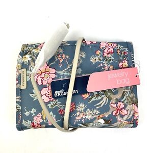 Bagsmart Jewelry Bag Travel Organizer Case Foldable Floral Case Brand New