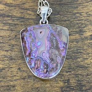 Laguna Lace Agate Necklace Healing Reiki 0828 - Picture 1 of 4