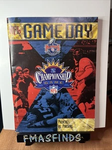 V3 1997 PACKERS vs PANTHERS NFC Campeonato Juego Programa 12 de enero Brett Favre - Imagen 1 de 3