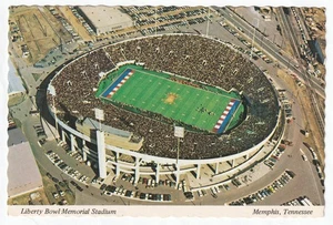 Hard to Find University of Memphis Tigers Liberty Bowl Memorial Stadium Postcard - Picture 1 of 2