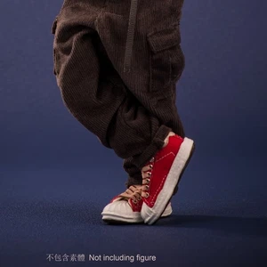 trickyman12 1/6 scale accessories Canvas sneakers(Red) - Picture 1 of 4