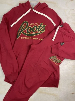 Roots Sweatshirt Pants Set Mens Large Drake OVO Octobers Very Own Hoodie Fall 17 - Image 1 of 4