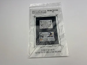 Waxing Moon Designs Wicked Stitches Counted Cross Stitch Pattern 4R - Picture 1 of 3