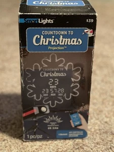 Countdown to Christmas Projection Light w/Bluetooth Holiday - Picture 1 of 1