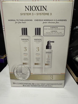 Nioxin System #3 THREE Hair Trial Kit Cleanser Scalp Therapy Scalp Treatment NIB - Image 1 of 4