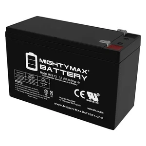 Mighty Max ML9-12 - 12V 9Ah Replacement Battery for Vision CP1290L - Picture 1 of 6