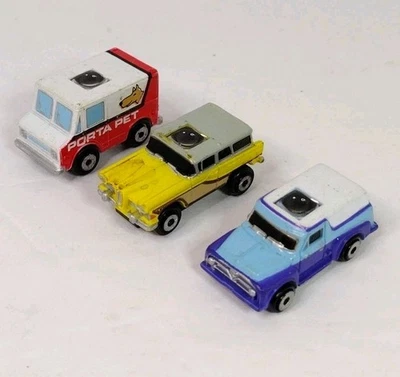 Micro Machines Private Eyes Edsel Ford Porta Pet 1990 lote de 3 Foto 1 de 4