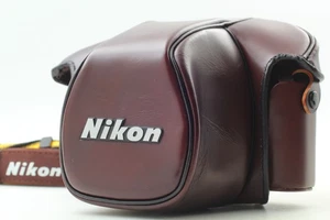 [MINT w/ Strap] Nikon CF-20 Genuine Leather Case for F3 HP From JAPAN - Picture 1 of 11