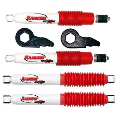 Rancho 2.25" Torsion Key System & Rear Shocks for Silverado Sierra 2500HD 3500HD - Image 1 of 4