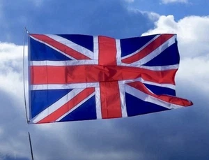 ALL SEWN NYLON UNION JACK FLAG 3' X 2' CANVAS SLEEVE BRITISH FLAG UK SELLER - Picture 1 of 5