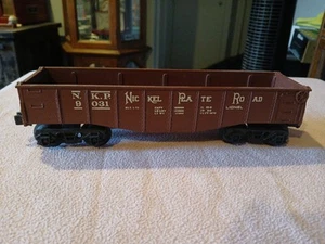 Lionel 9031 Nickel Plate Road Gondola Train Car Brown O Gauge Vintage - Picture 1 of 5