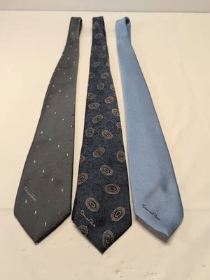 Lote de 3 corbatas estampadas Oscar De La Renta Foto 1 de 4