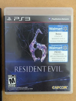 Resident Evil 6 Walmart Edition NO DECALS (Sony PlayStation 3, 2012) - Image 1 of 4