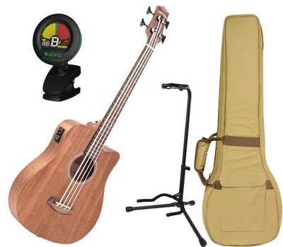 Gold Tone M-Bass25/FL 25.5'' Scale fretless acoustic electric MicroBass w/ Gig B - Image 1 of 4