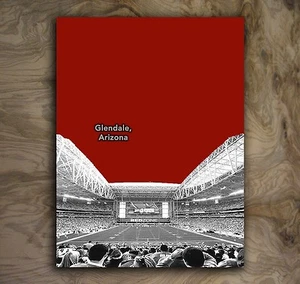 Arizona Cardinals Sports Poster NFL Art Print Rare Hot New 12x16" - Picture 1 of 1