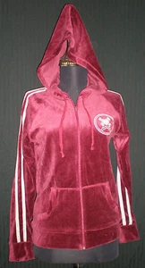 Jrs L.E.I. Sudadera con capucha activa de terciopelo elástico con cremallera talla L C:36 W:34 L:23 - Imagen 1 de 6