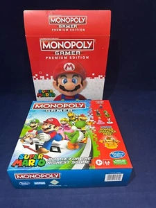 Super Mario Monopoly Gamer Premium Edition Gioco da Tavolo - Hasbro Aperto Ma Nuovo - Foto 1 di 4