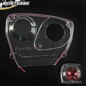 Fit For NISSAN SKYLINE R32 R33 GTS Clear Timing Belt Cam Gear Cover Pulley - Picture 1 of 7