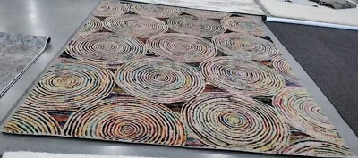 BEIGE 9' X 12' Back Stain Rug, Reduced Price 1172758760 NAN610A-9 - Image 1 of 4