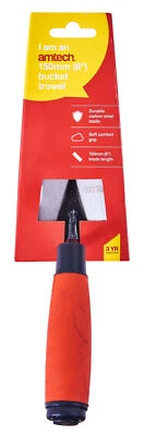 Softgrip Bucket Trowel,150Mm For Plastering, Rendering 6'' Trowel - Soft Amtech