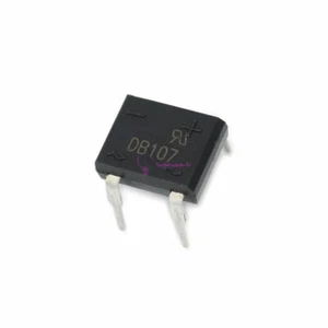 Pont de diodes DB107 1A 1000V --  lot de 1 à 10 neuf - Foto 1 di 1