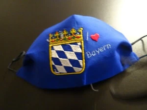 bestickte Mund-Nasenmasken mit Gummi verschiedene Motive verschiedene Farben - Bild 1 von 12