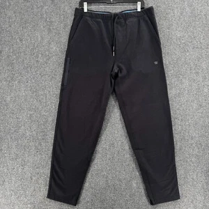 Mac Weldon Pants Mens Large Black Joggers Zip Pockets Performance Commuter - Picture 1 of 14