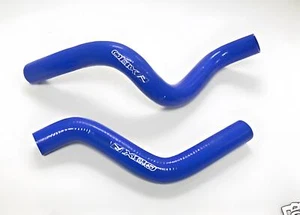 Manguera de radiador de silicona pura OBX 97-01 Hyundai Tiburon G4CP azul - Imagen 1 de 1