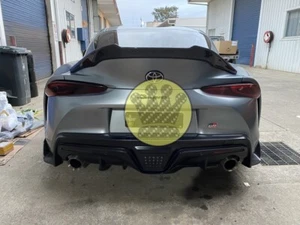 a90 MK5 Supra carbon fiber lip spoiler - bumper gt gr wing body kit lip bar V - Picture 1 of 18