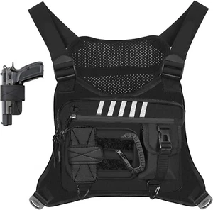 Bolso de Pecho para Hombre Mujer, Paquete Ligero para Correr con Fundas para Pecho Se Adapta a la mayoría - Imagen 1 de 9