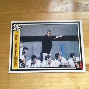 1990-91 7th Inning Sketch OHL #323 Bert Templeton Coach