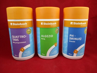 Pflege Set Algezid Ph-minus senker Quattrotabs Kombitabs Pool Multitabs Chlor - Bild 1 von 4